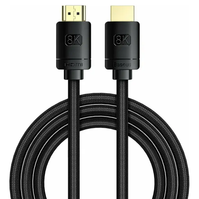 Baseus HDMI 2.1 Cable 8K/60Hz & 4K/120Hz 48Gbps 3m Black (CAKGQ-L01)