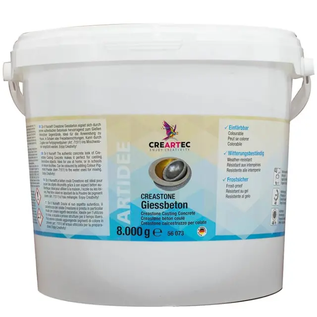 Σκόνη Χύτευσης Creastone (Μη Τοξικό Μπετόν) - 8Kg