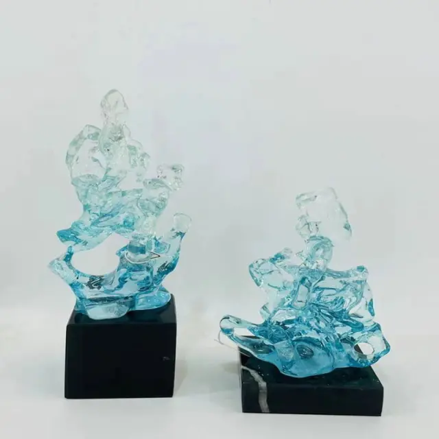 Γυάλινο Διακοσμητικό Γλυπτό - Glass Sculpture Decor 0107004