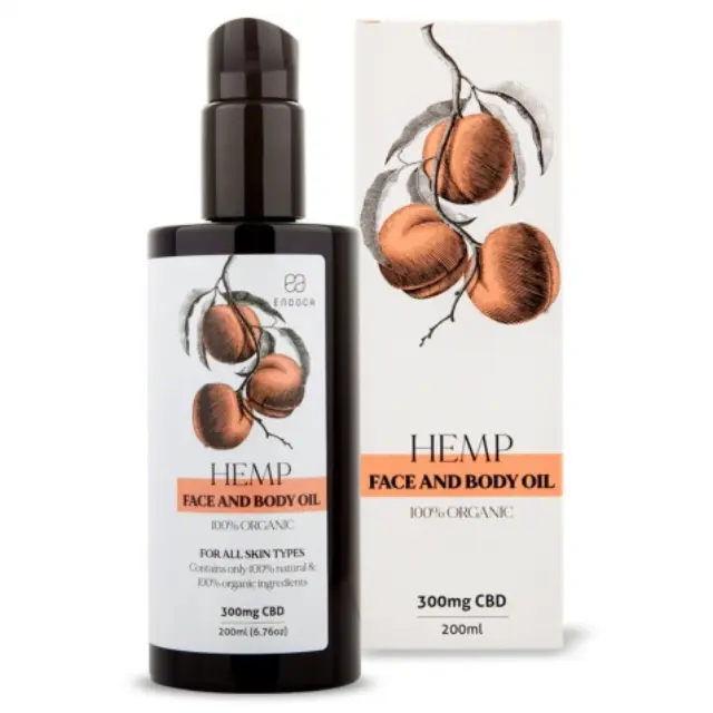 Endoca Face & Body Oil 300mg CBD 200ml