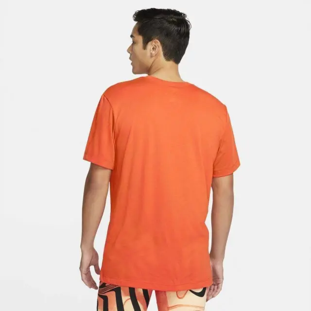 Nike Dri-FIT A.I.R T-Shirt (DM5684-817) - Πορτοκαλί - M 2
