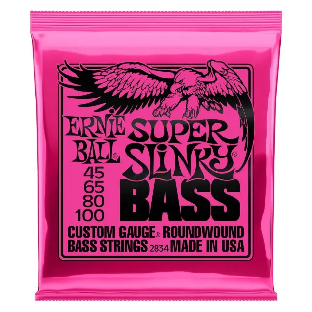 ErnieBall 2834 Super Slinky 0,45 Χορδές Ηλεκτρικού Μπάσου