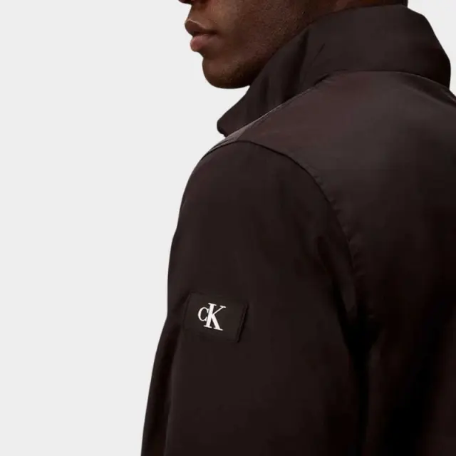 Calvin Klein - Ανδρικό Τζάκετ Ls Padded Nylon Harrigton LV04RG500G-UB1 Μαύρο - 2XL 2