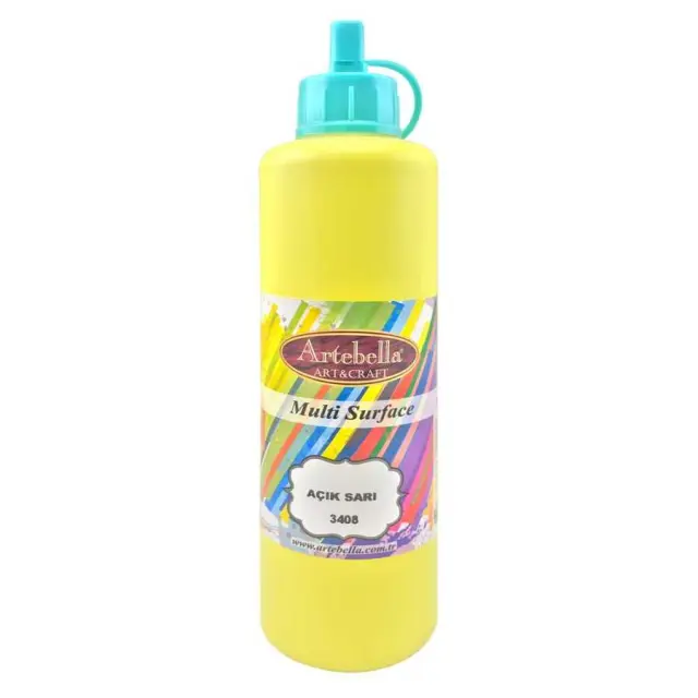 Artebella Ακρυλικό Χρώμα Multi Surface - 3408 Light Yellow - 500ml