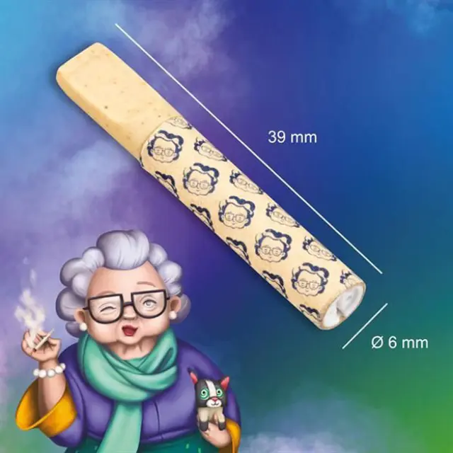 Φίλτρο Granny's Deluxe Slim 210 Ενεργού Ανθρακα 6.0mm με Πλαστικό Επιστόμιο 2