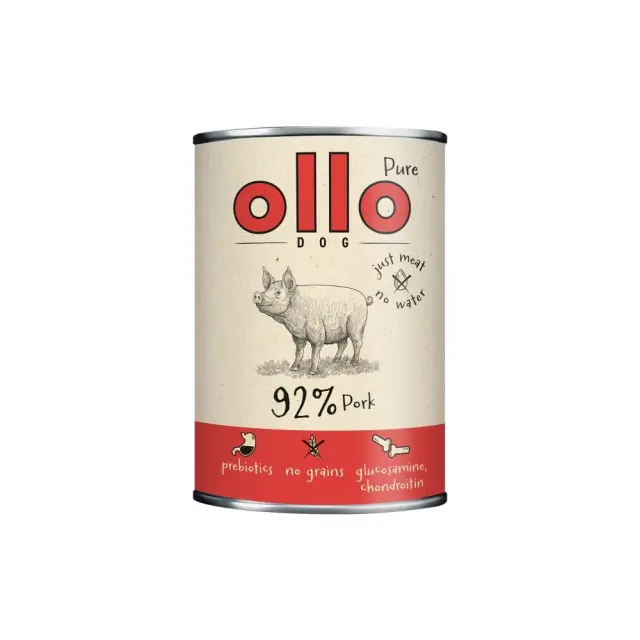 OLLO Pure Pork - wet dog food - 850g