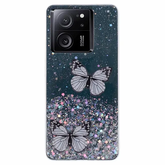 Θήκη Butterflies για Xiaomi 13T/ 13T Pro - Black OEM
