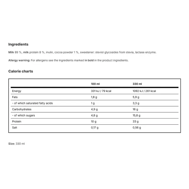 Vilgain Protein Milkshake 2