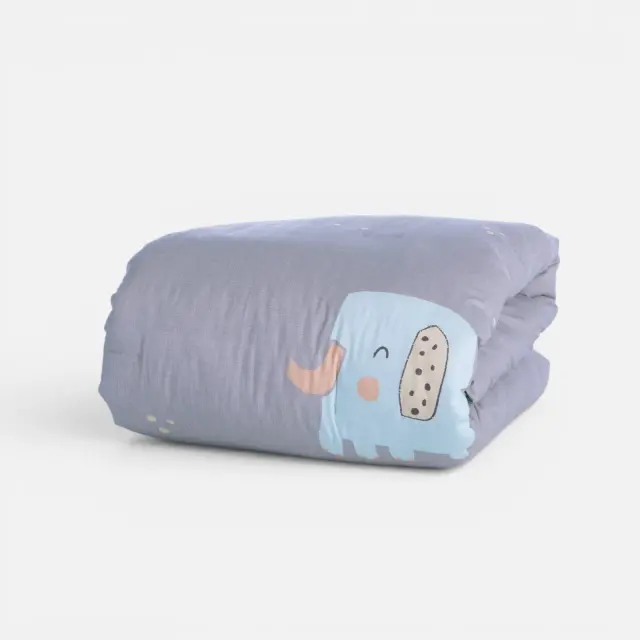 Πάπλωμα Βρεφικό Elephants 110x140 Nef Nef Homeware, ΥΦΑΣΜΑ:100%BAMB-ΕΣΩΤ:100%ΠΟΛ - GREY (040809)