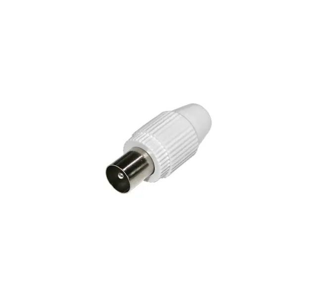 ΦΙΣ ΤΗΛΕΟΡΑΣΗΣ 9.5mm ΑΡΣΕΝΙΚΟ ΛΕΥΚΟ(COAXIAL)