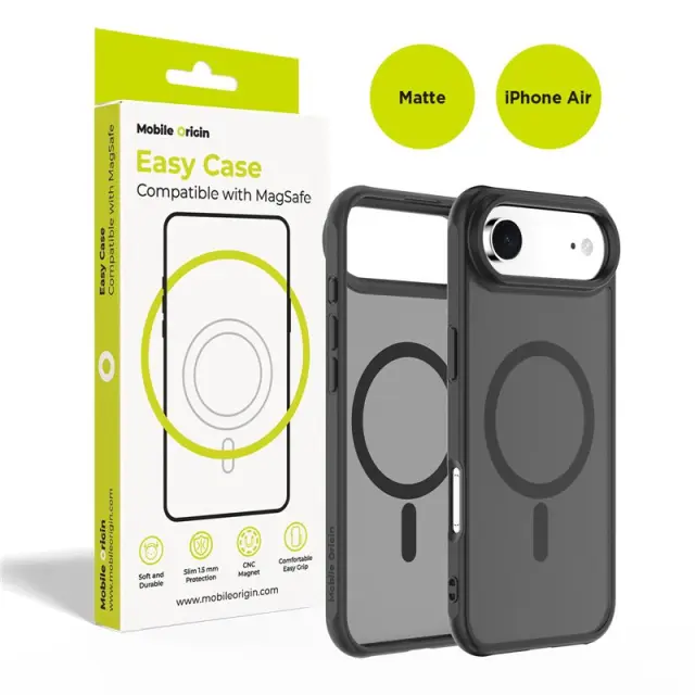 Mobile Origin Hybrid MagSafe Case, matte black - iPhone Air