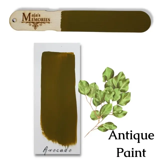 Χρώμα-εφέ πατίνας Antique Paint Maja's Memories, 150ml, Avocado