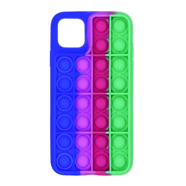 Θήκη Ancus TPU Pop It για Apple iPhone 11 Pro Max Μπλε Μωβ Κόκκινο Πράσινο