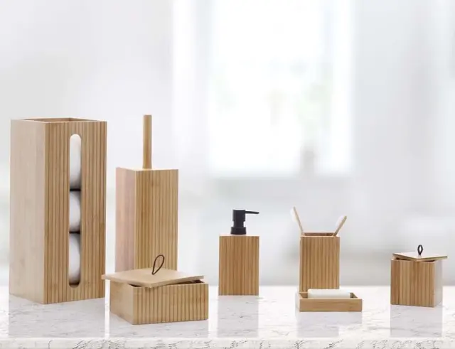 Θήκη για σαπούνι 5Five με διαστάσεις 12.3x8x2.5cm - Καφέ 174535 2