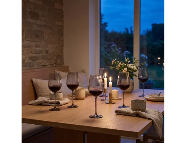 Σετ ποτήρια κρασιού Midnight Secret de Gourmet με χωρητικότητα 380ml - 6 τεμάχια 154978