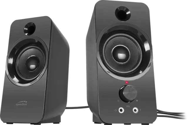 Speedlink - DAROC Stereo Speaker, black - Computers