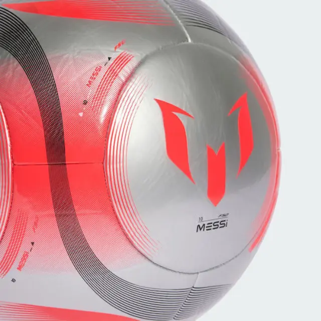 Adidas Messi Club Soccer Ball Silver JI8291 - 5 3