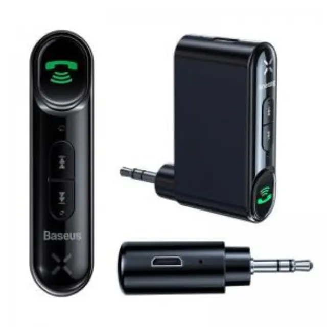 Bluetooth Audio Receiver AUX mini jack Baseus Qiyin WXQY-01 για Αυτοκίνητο & Άλλες Συσκευές Μαύρο N56381 2