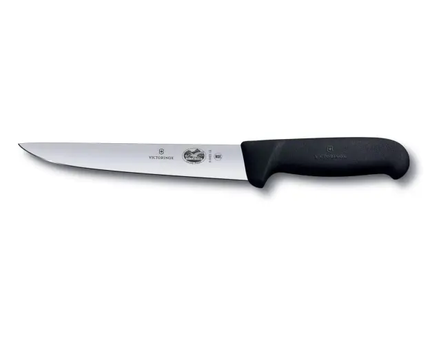 Μαχαίρι Κρέατος Victorinox Fibrox με στενή λεπίδα και μήκος 18cm - Black5.5503.18 3