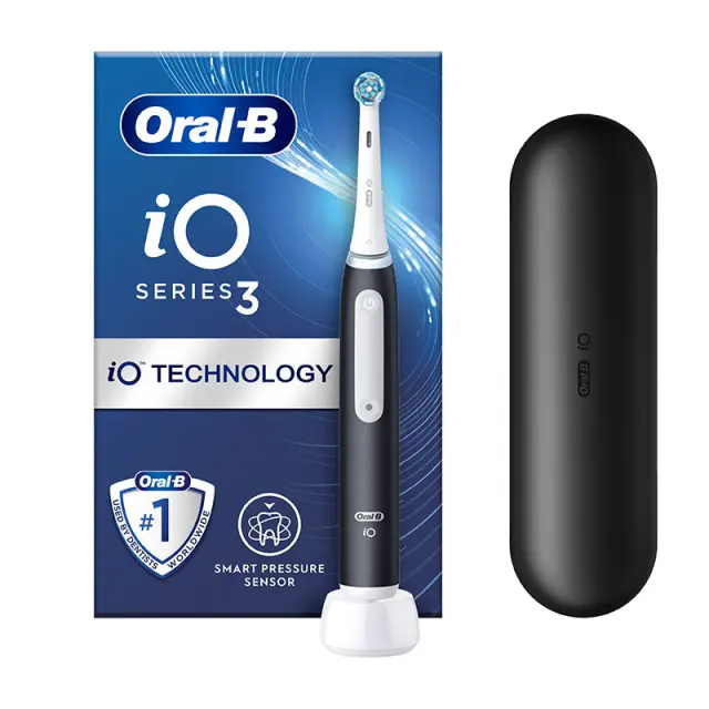 Oral-B iO Series 3 Ηλεκτρική Οδοντόβουρτσα Magnetic Black