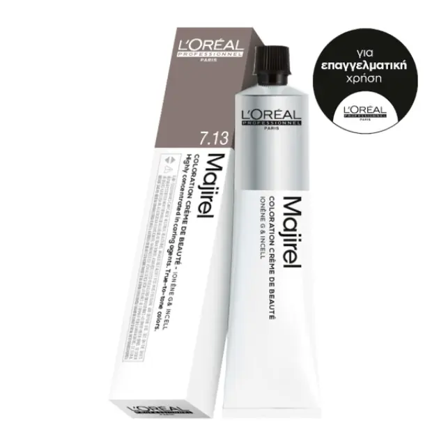 L'Oreal Professionnel Βαφή Μαλλιών Μόνιμη Majirel Absolu 50ml - 7.13 Ξανθό Σαντρέ Ντορέ