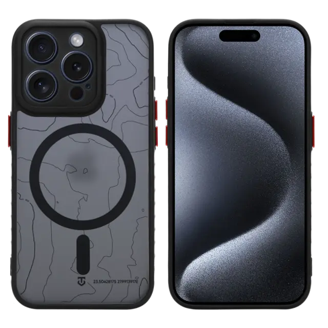 Tactical MagForce Warthog Cover for Apple iPhone 15 Pro Asphalt 2