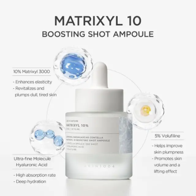 Skin1004 Madagascar Centella Matrixyl 10 Boosting Shot Ampoule Ορός Αντιγήρανσης Και Ενυδάτωσης Προσώπου, 30ml 2