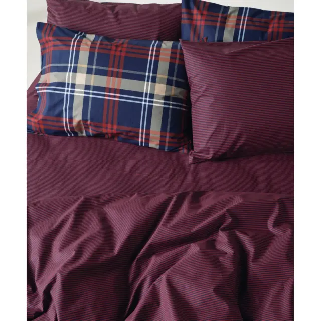 Σετ Παπλωματοθήκη Μονή 2 Τεμαχίων Kentia Festival 01 Red-Blue-Khaki 165x245 2