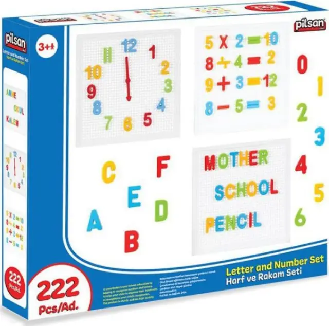 Pilsan Letter And Numbers Toy Set 03297