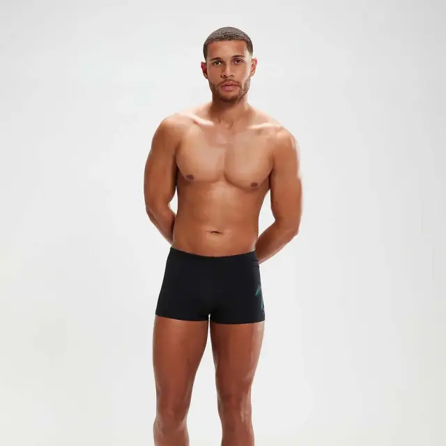 Speedo Men's Hyper Boom Placement Aquashort Swim Trunks Μαύρο 800301115144 (Speedo) - 34