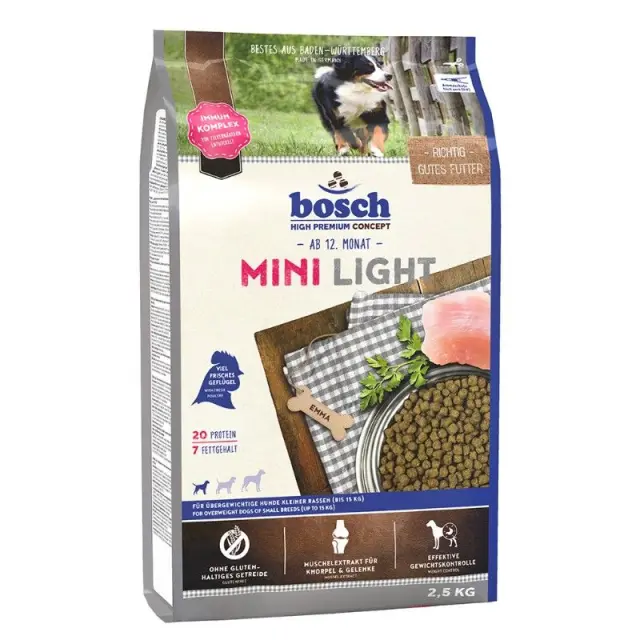 Bosch Mini Light Ξηρά Τροφή Σκύλου 2.5kg