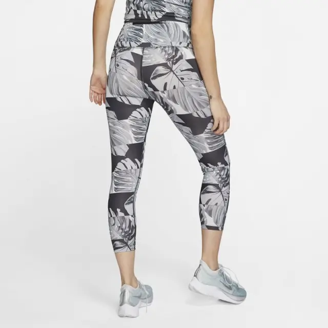Nike Fast Dri-Fit Fast Running Γυναικείο Capri Κολάν Ψηλόμεσο CJ2162-010 - S 3