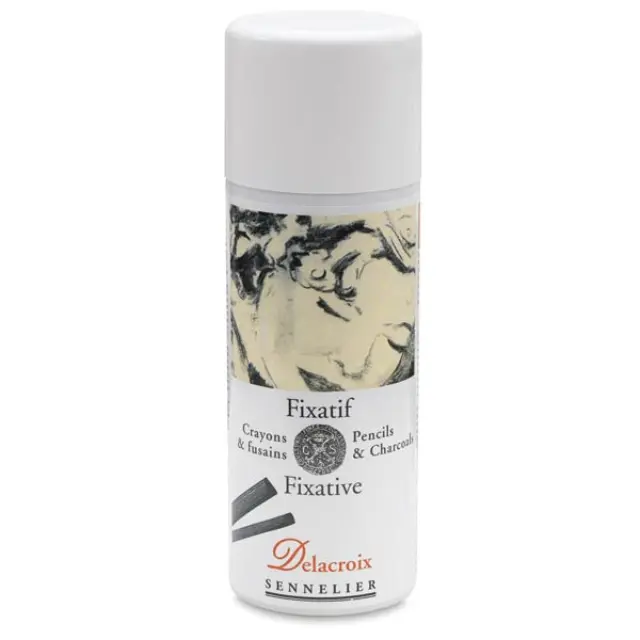 Sennelier Βερνίκι Σπρέυ Fixative Delacroix για Κάρβουνα - 400ml