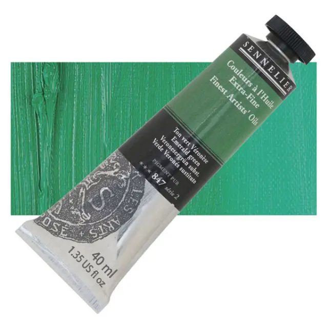 Sennelier Λάδι Finest Artists Oil 847 Emerald Green - 40ml