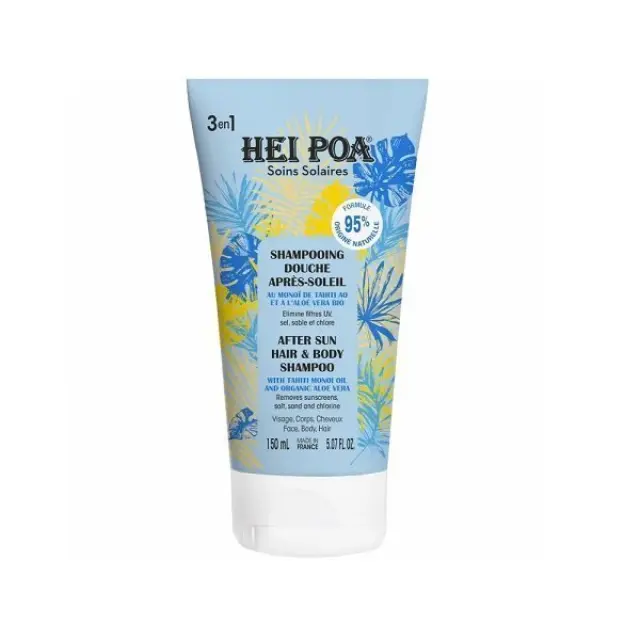 HEI POA AFTER SUN HAIR & BODY SHAMPOO Προϊόν καθαρισμού για σώμα και μαλλιά για μετά την παραλία ή την πισίνα 150ml