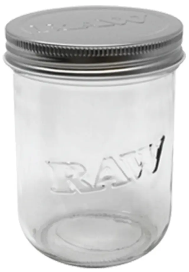 Γυάλινο Βάζο Raw Smellproof Jar 475ml (16oz) - Κλείνει Αεροστεγώς