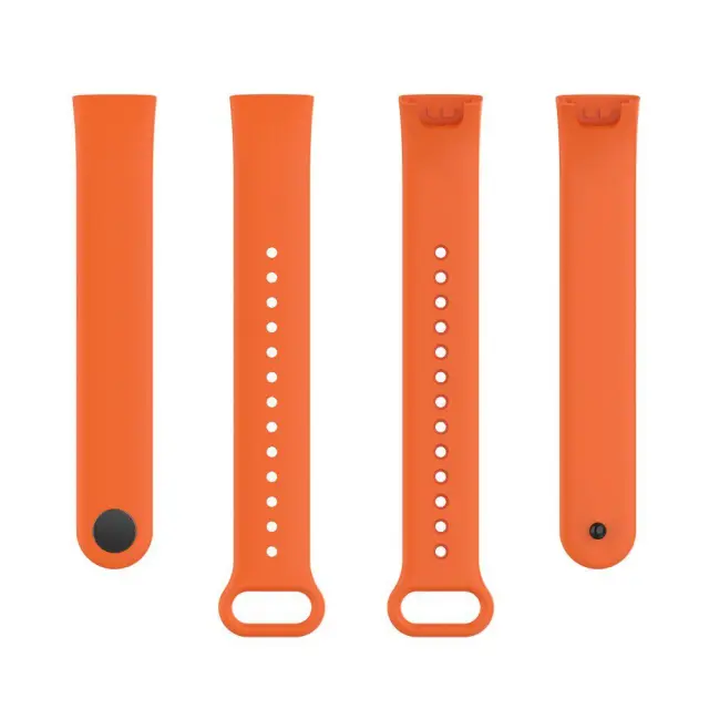 Aνταλλακτικό Λουράκι Σιλικόνης για Xiaomi Smart Band Pro - Πορτοκαλί OEM 3