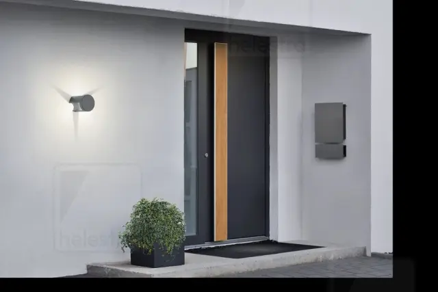 Απλίκα Τοίχου LED SKY Graphite IP54 Έμμεσου Φωτισμού 18W Γραφίτης 3