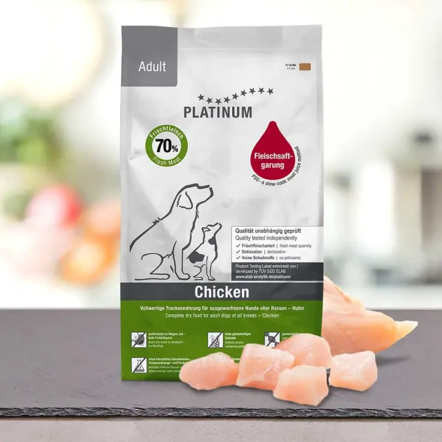 Platinum Adult Chicken Μαγειρευτή Ξηρά Τροφή 5Kg Μονόχρωμο