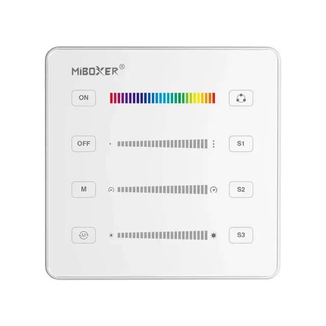 ΤΗΛΕΧΕΙΡΙΣΤΗΡΙΟ B6 SPI ΓΙΑ LED ΤΑΙΝΙΑ ACA A-B6-W ΛΕΥΚΟ IP20 / A-B6-W