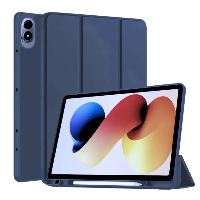 Techsuit - Flex Trifold (με Βάση για Pen) - Xiaomi Redmi Pad 2 Pro - Dark Blue