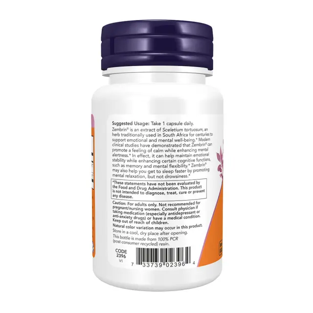 Now Foods Calm & Focus with Zembrin® & GABA 3