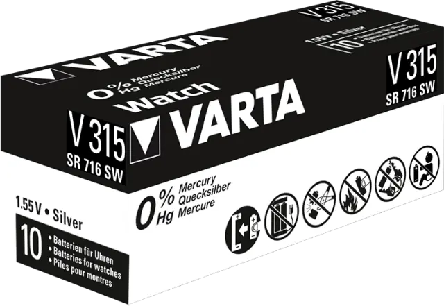 Varta Ρολογιού V315 (1τμχ) 01.007.0013 3