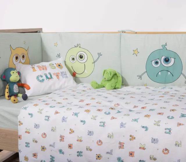 ΒΡΕΦΙΚΑ ΣΕΤ ΣΕΝΤΟΝΙΑ ΚΟΥΝΙΑΣ ALPHABET MONSTER NEF-NEF HOMEWARE 2