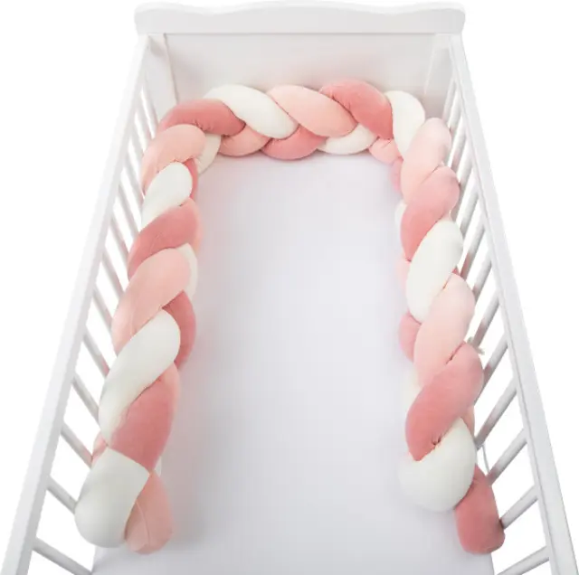FreeOn Πάντα Πλεξούδα 235*15 cm Pink - White 50153