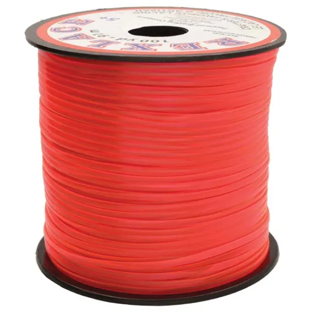 Κορδόνι Νάυλον Pepperell Rexlace Britelace 2.35x0.76mm - Clear Red - 91m