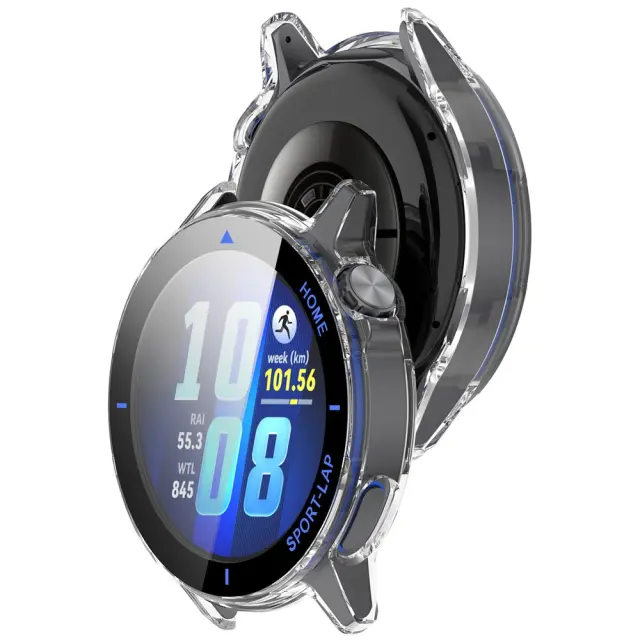 Techsuit - Defense360 Pro + Screen Protector - Huawei Watch GT Runner 2 - Clear 2