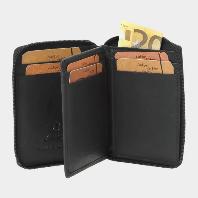 Δερμάτινο Πορτοφόλι με RFID lavor 1-3831 Μαύρο - ONESIZE 2