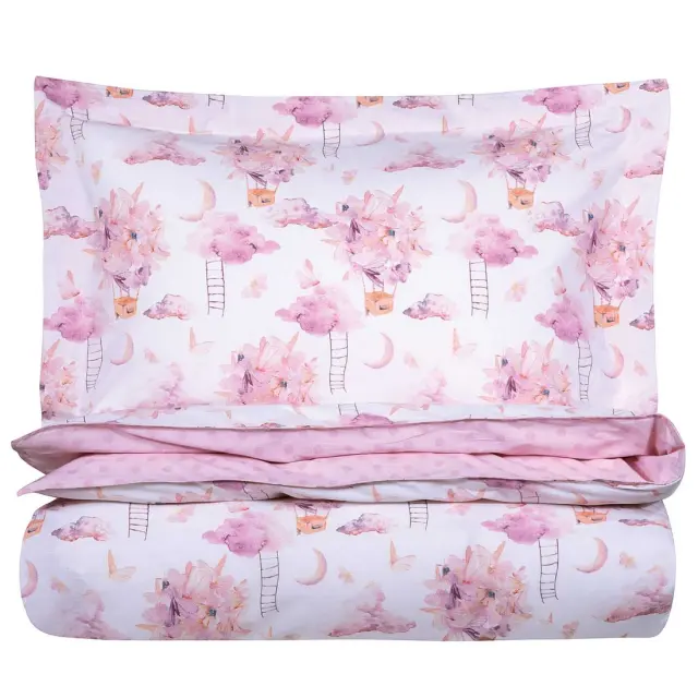 Σετ Παπλωματοθήκη 160x240 Μονή Greenwich Polo Club Essential 8864 Pink 100% βαμβακερό 3