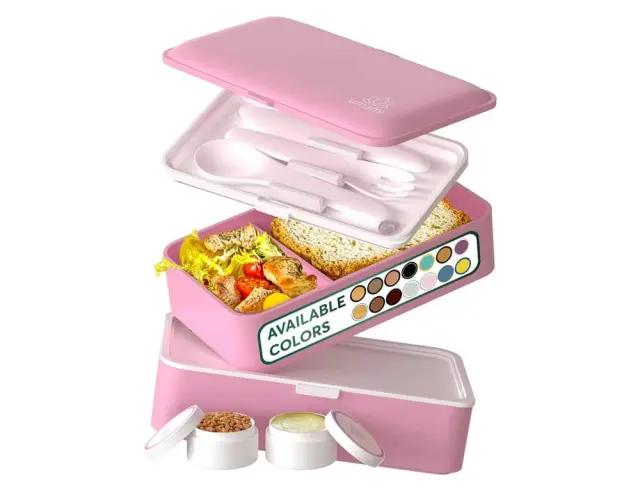 Δοχείο Φαγητού Lunch Box - Original Bento Box Classic Umami - Kawaii Pink - Κατάλληλο για Φούρνο Μικροκυμάτων B07PDF13WS 2